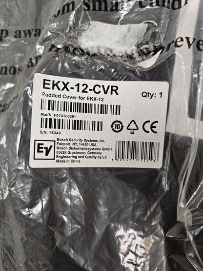 Electro-Voice EKX-12-CVR Padded Cover with EV Logo for EKX-12