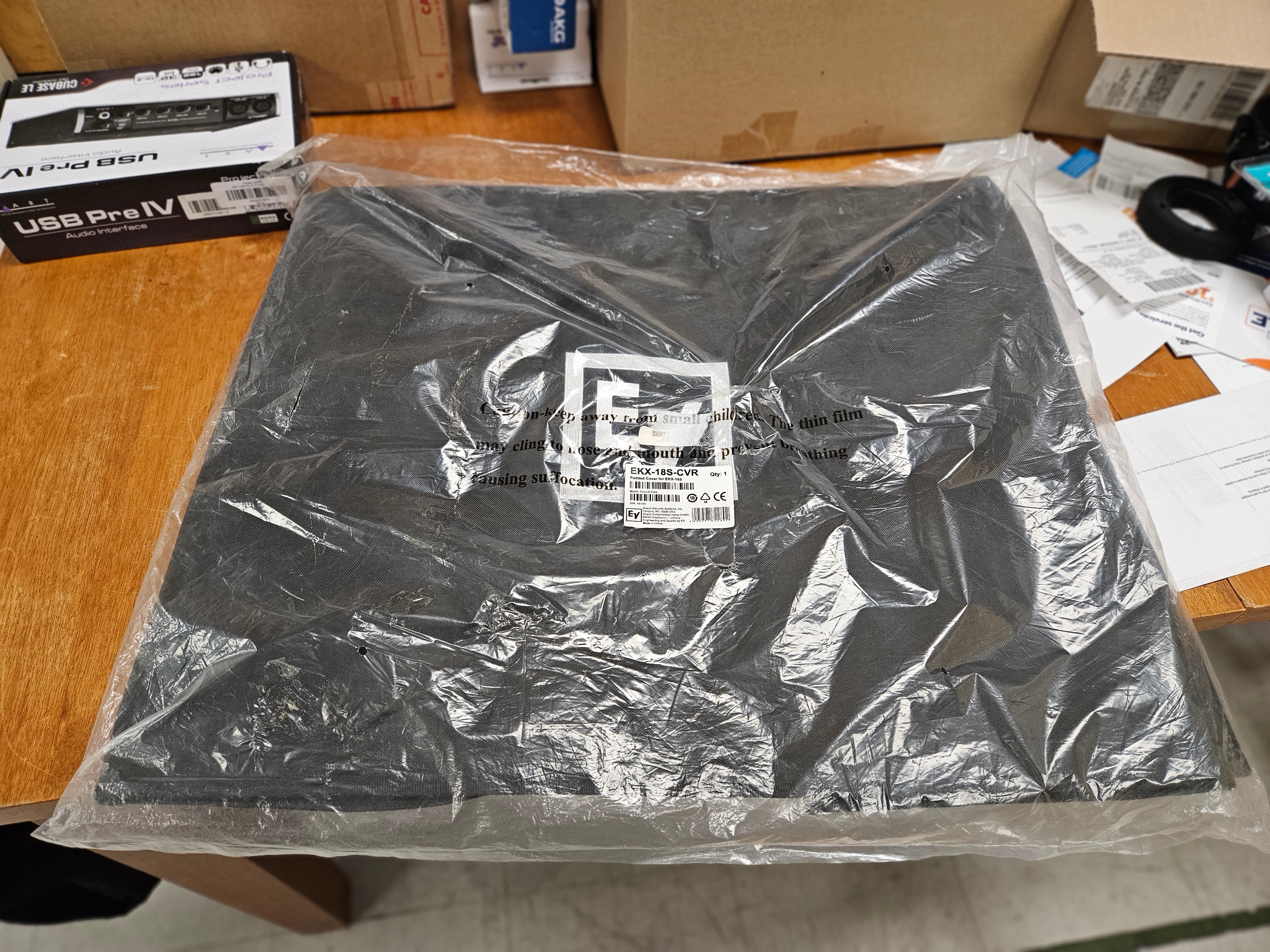 Electro-Voice EKX-18S-CVR Padded Cover with EV Logo for EKX-18 - Used