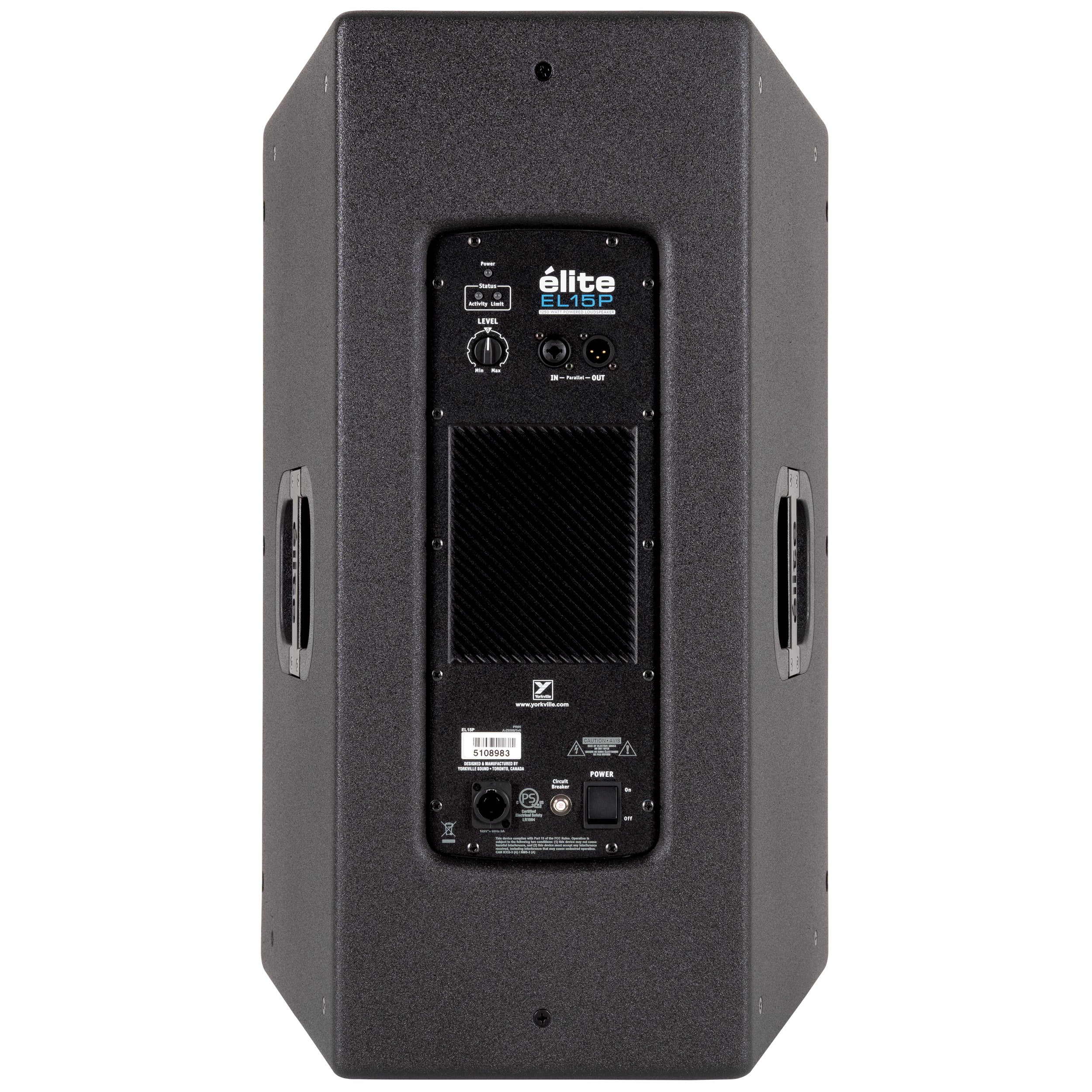 Yorkville EL15P Elite 15” Powered Loudspeaker