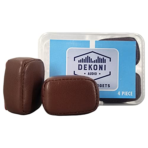 Dekoni Audio Nuggets Headphones Headband Pressure Relief Pad, 4 Pack (Brown)