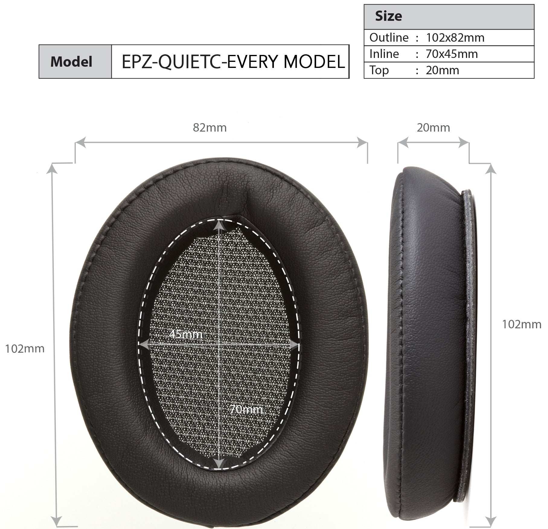 Dekoni Audio Bose Quiet Comfort Premium Replacement Ear Pads