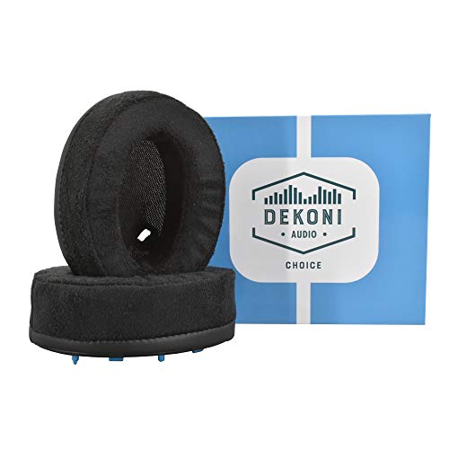 Dekoni Audio Replacement Earpads for Sony WH1000Xm4 Dekoni Choice Suede - Black