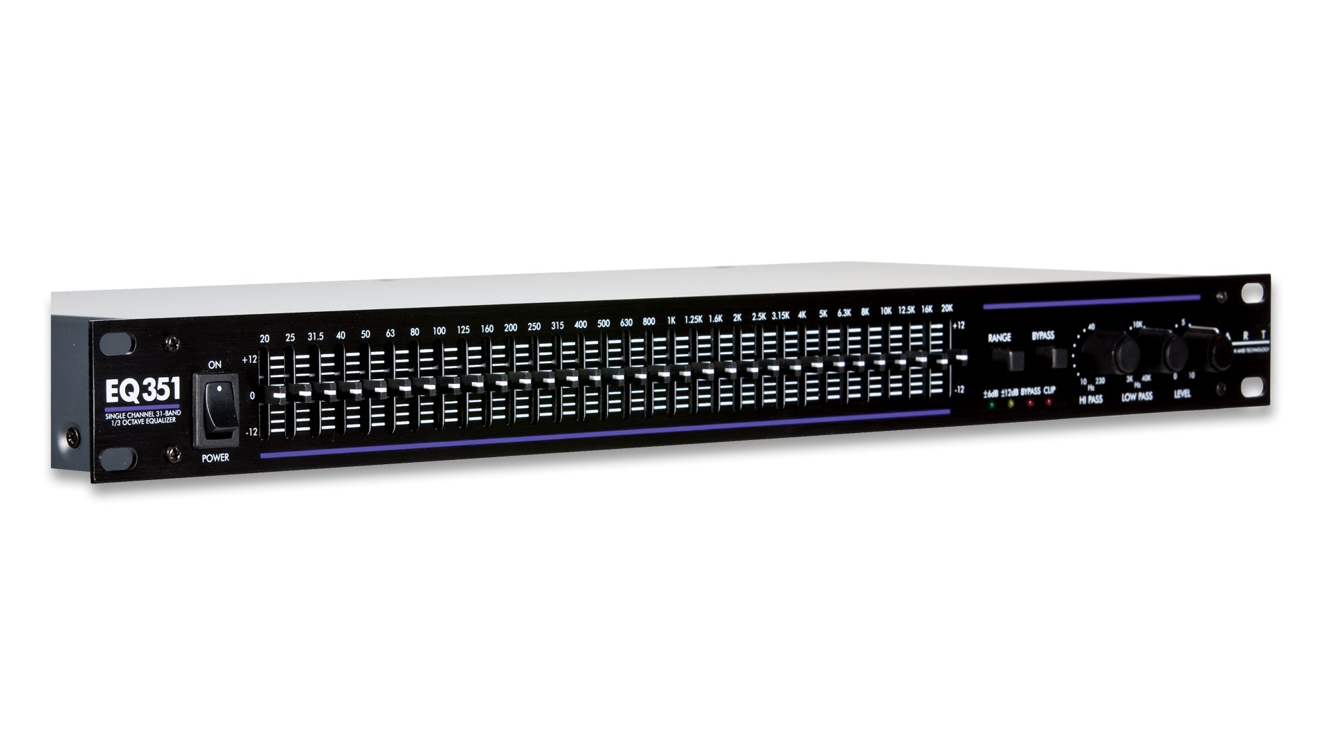 ART EQ351 Single Channel 31-Band 1/3 Octave Graphic Equalizer