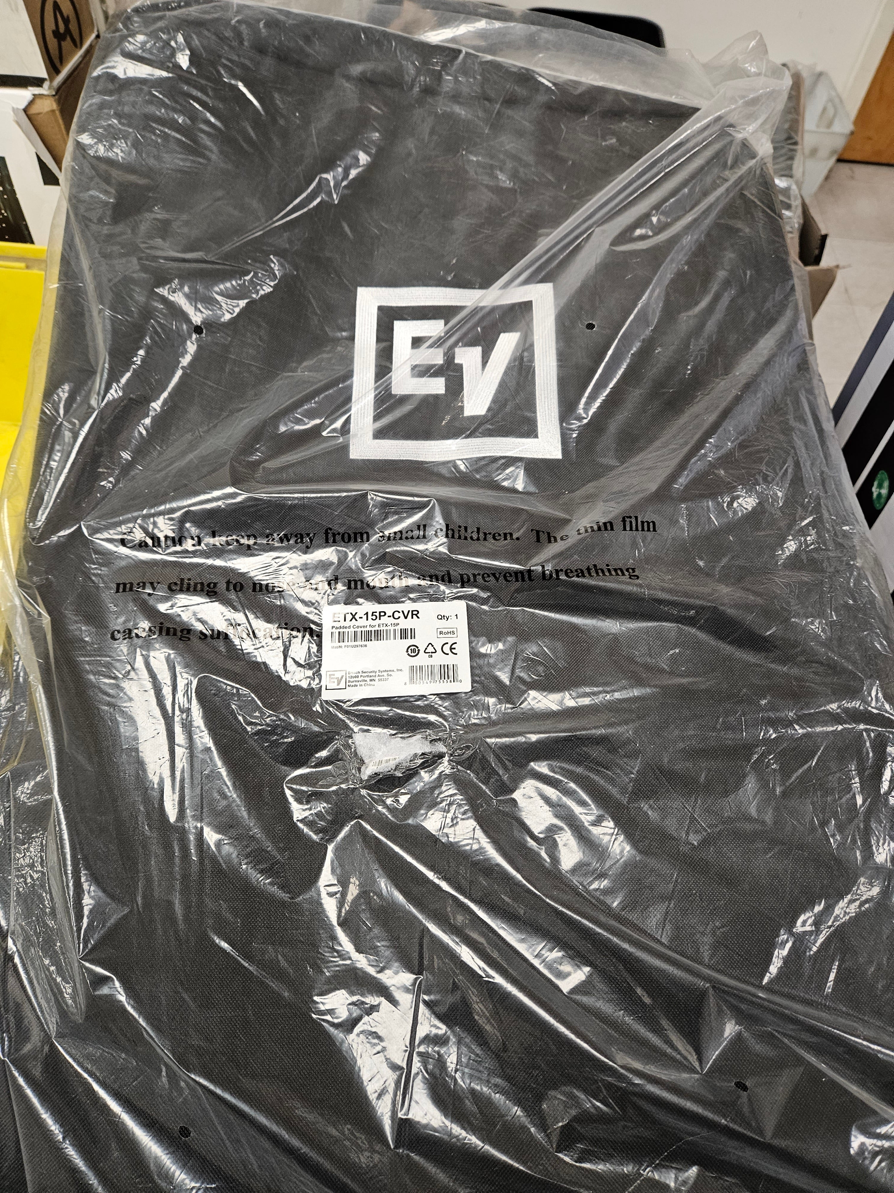 Electro-Voice ETX-15P-COVER Padded Cover for ETX-15P Loudspeaker - Used