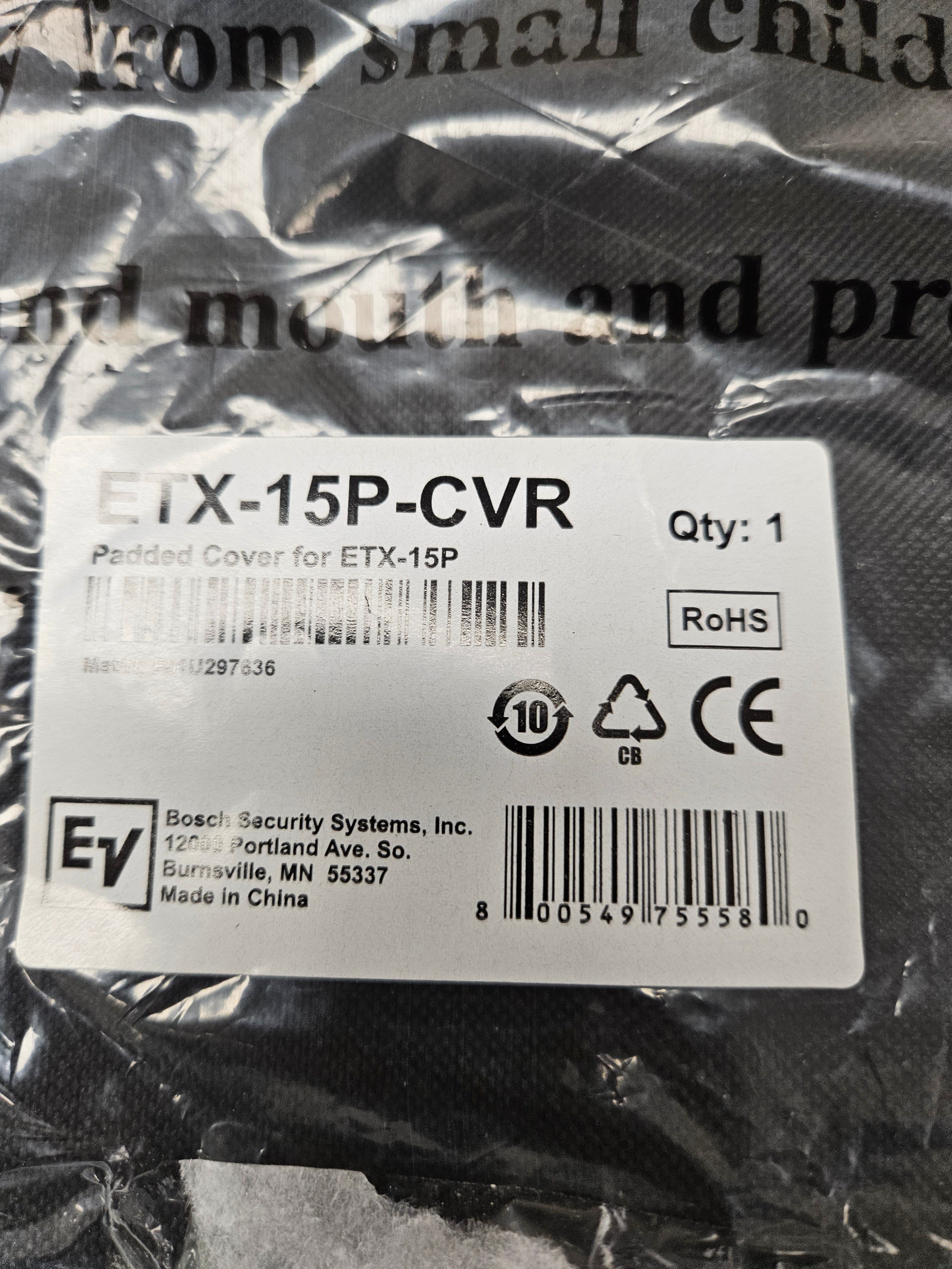 Electro-Voice ETX-15P-COVER Padded Cover for ETX-15P Loudspeaker - Used