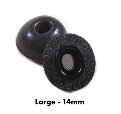 Dekoni Audio Memory Foam Earphone Tips for the Apple Airpods Pro 3 - Large 3 pack