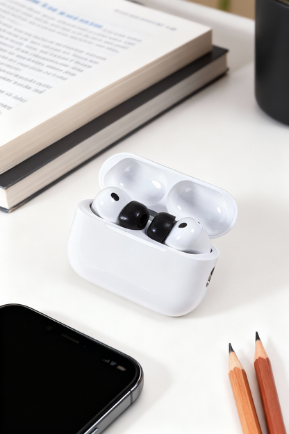 Dekoni Audio Memory Foam Earphone Tips for the Apple Airpods Pro 3 - Large 3 pack