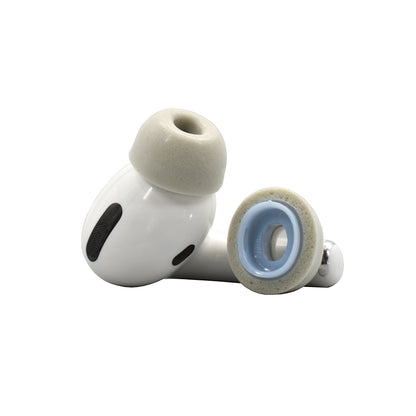 Dekoni Audio Premium Memory Foam Tips for the Apple Airpods Pro - Grey - Single Pair - Medium