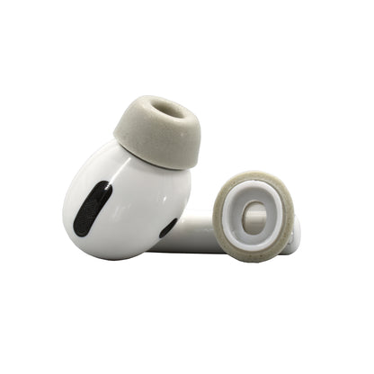 Dekoni Audio Premium Memory Foam Tips for the Apple Airpods Pro - Grey - Single Pair - Small