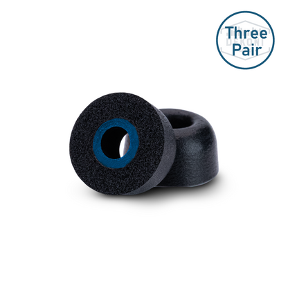 Dekoni Audio Premium Memory Foam Isolation Earphone Tips Black – Samsung Galaxy Buds2 Pro – 3 Pair, Medium