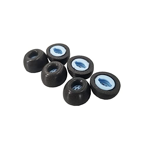 Dekoni Audio Bulletz Replacement for Galaxy Buds Pro Ear Tips | Memory Foam Earbud Tips | Fits in Galaxy Buds Case (Medium, Three Pack)