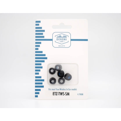 Dekoni Audio Replacement Earbud Tips for True Wireless Earbuds - Small
