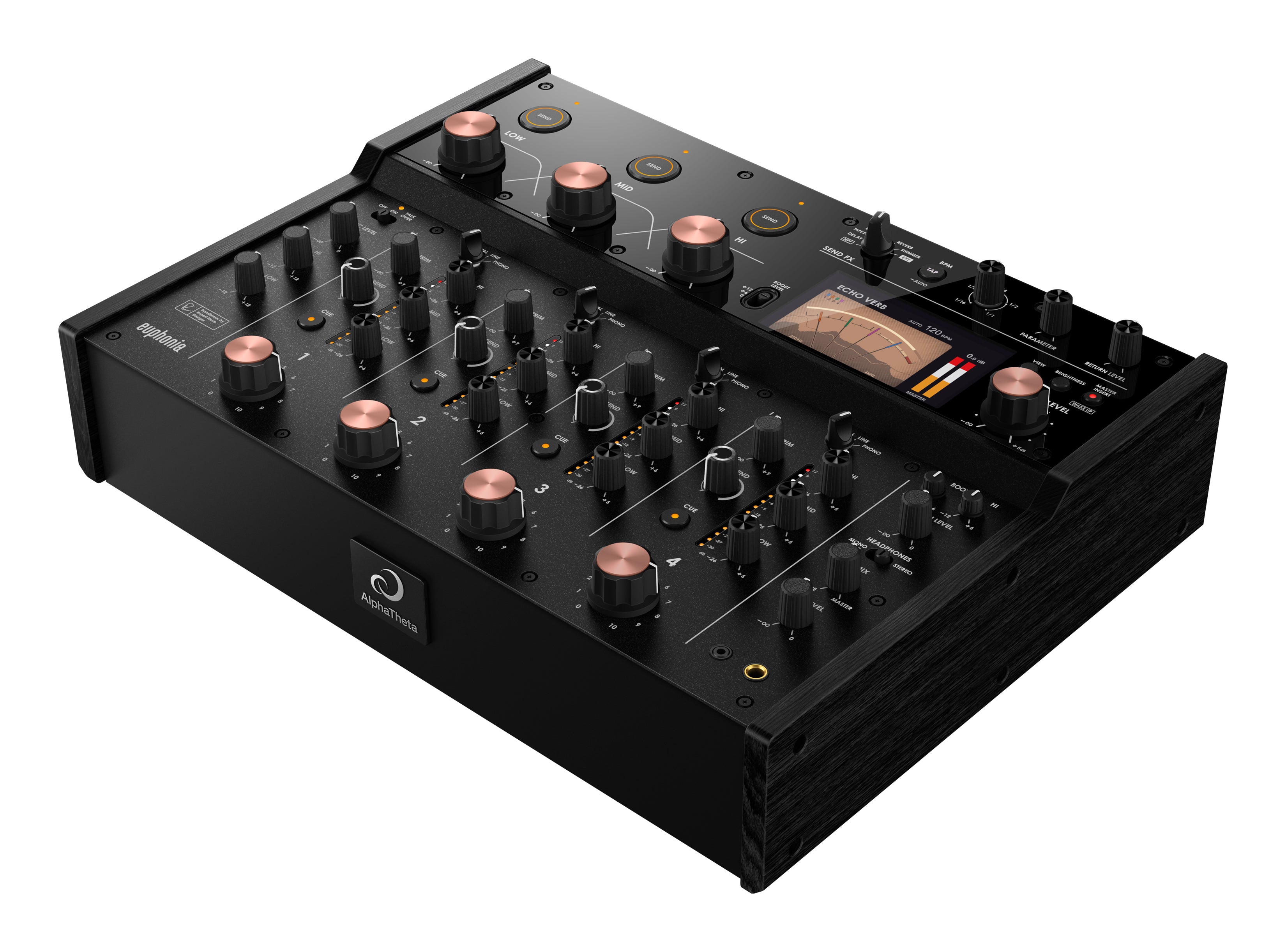 AlphaTheta Euphonia Professional 4-Channel Rotary Mixer – Digital