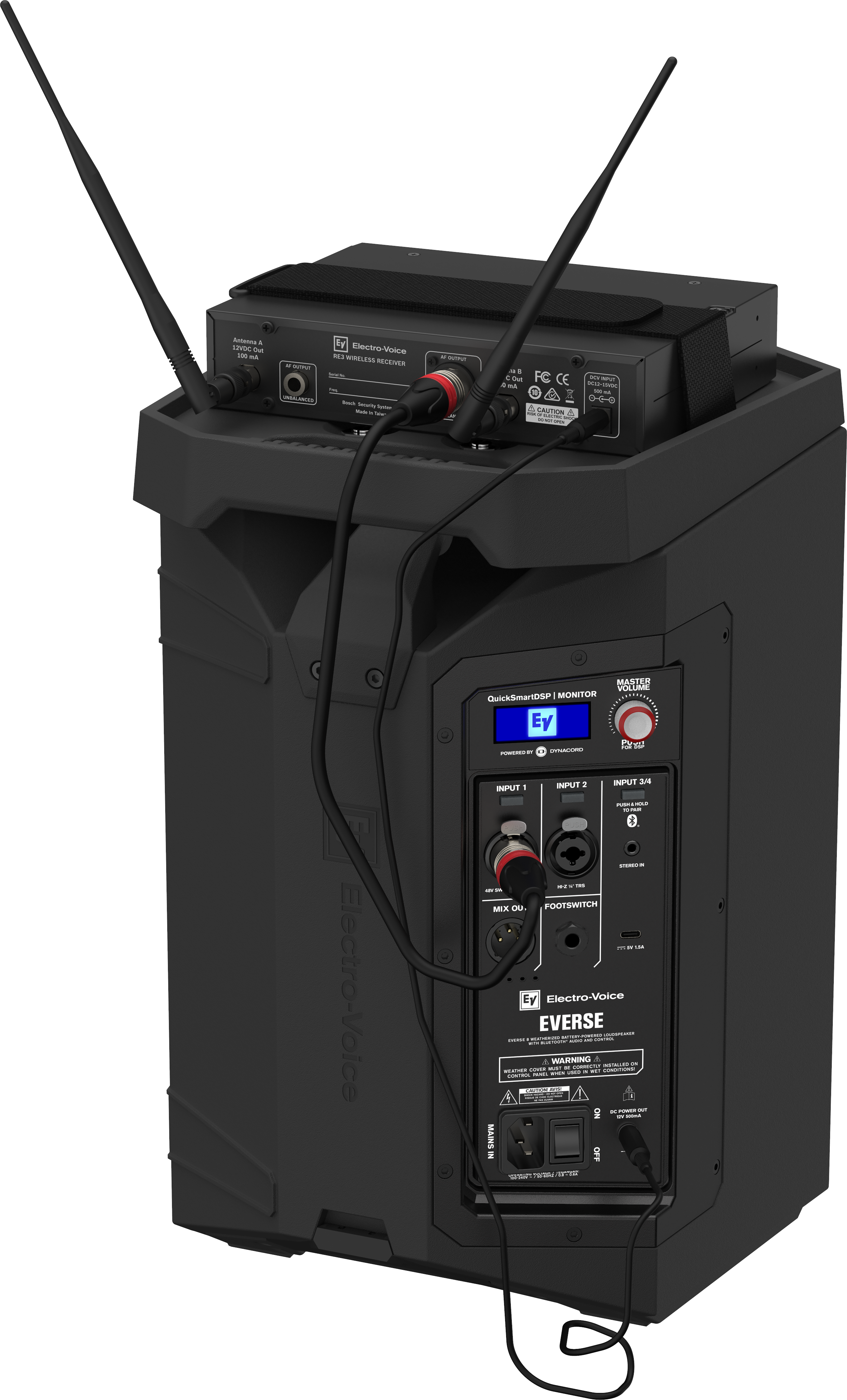 Electro Voice EVERSE8-TRAY-B Black Mounting Tray for EVERSE8