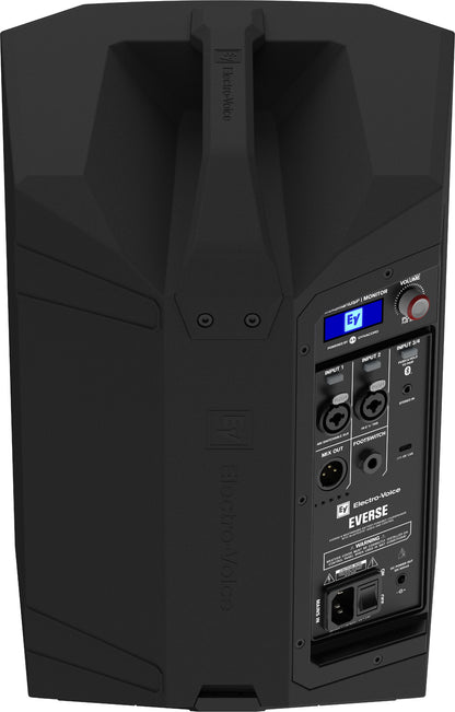 Electro Voice EVERSE8 Black 8 2-Way Battery Powered Speaker