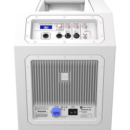 Electro-Voice EVOLVE50 Portable Column System High Quality Bluetooth Audio WHITE