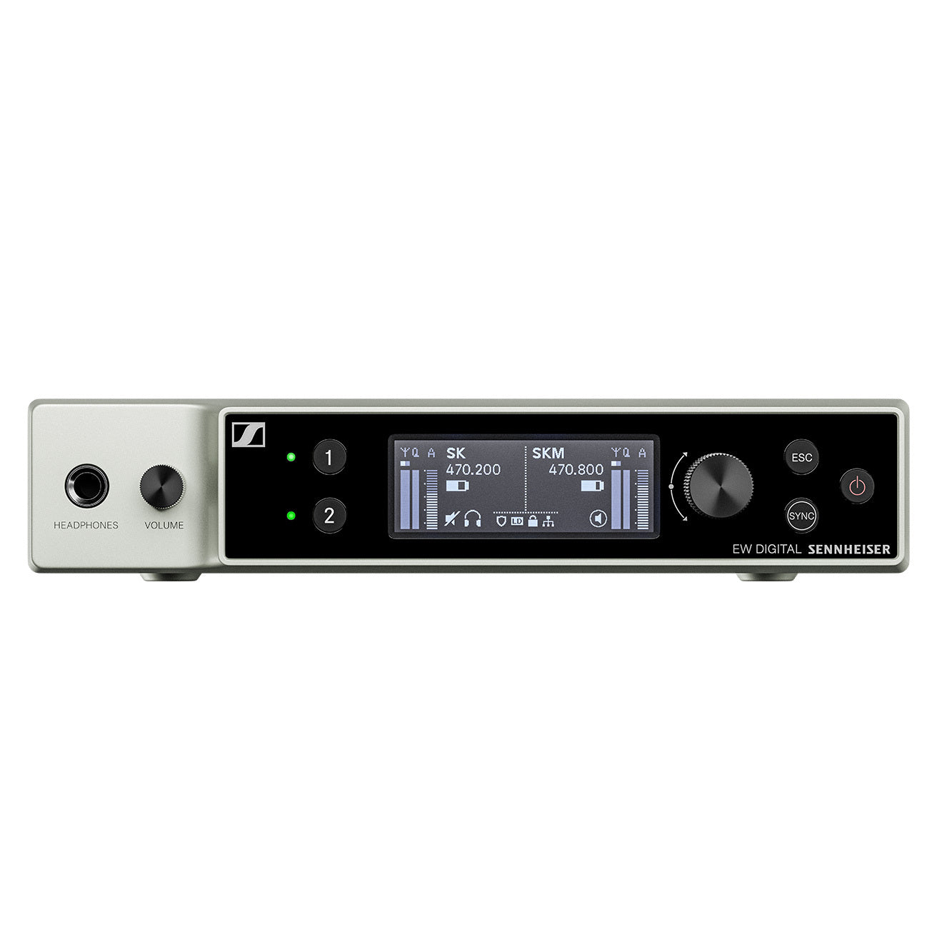Sennheiser EW-DX 835-S SET (Q1-9) Dual-Channel Digital Wireless System with Two Handheld Mics & MMD 835 Capsules (Q1-9: 470 to 550 MHz)