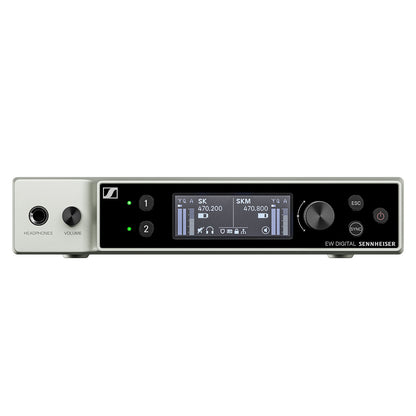 Sennheiser EW-DX 835-S SET (Q1-9) Dual-Channel Digital Wireless System with Two Handheld Mics & MMD 835 Capsules (Q1-9: 470 to 550 MHz)