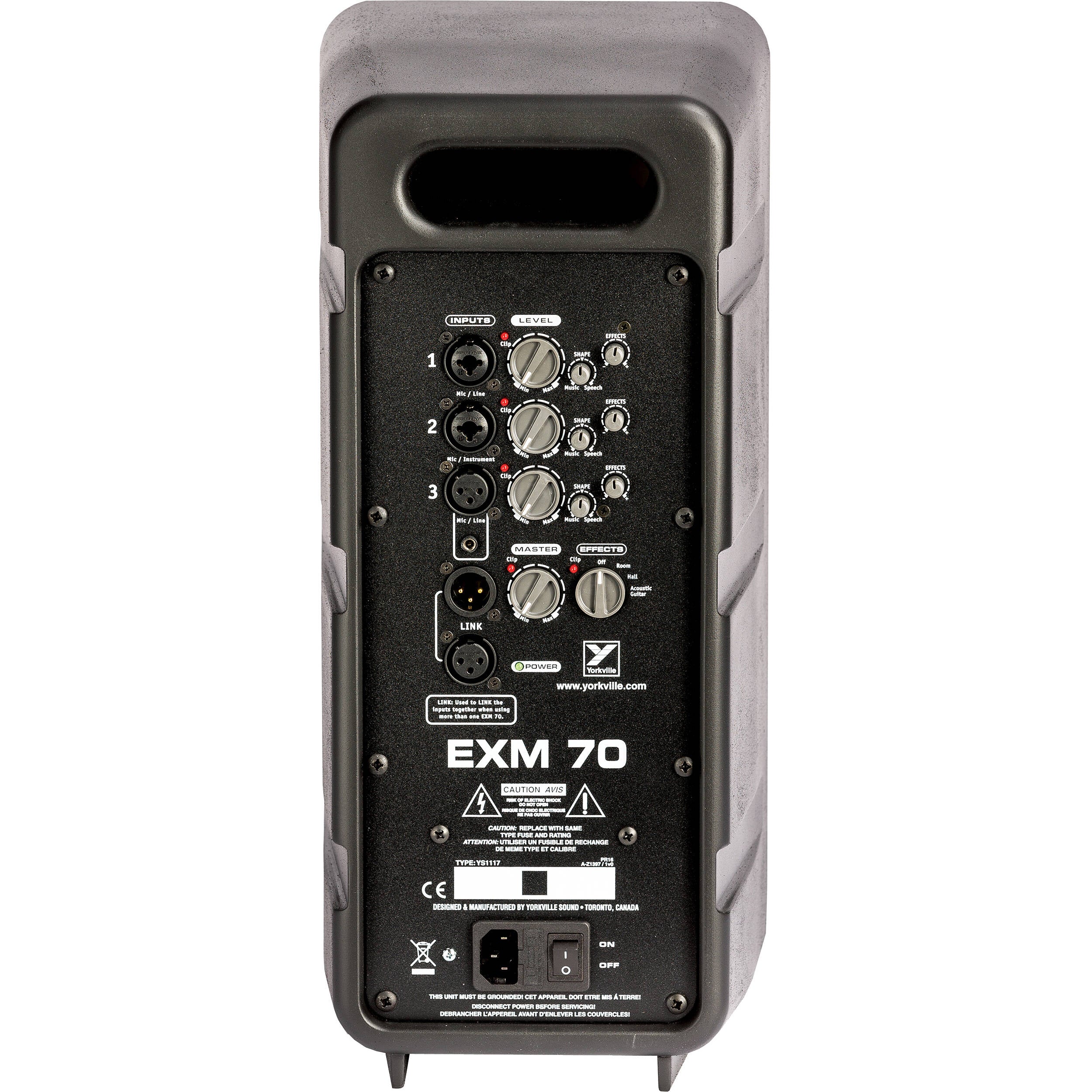 Yorkville EXM70 Excursion Series Portable PA Speaker