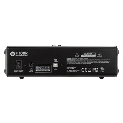 RCF F 10XR 10-Channel Mixing Console with Multi-FX and Recording