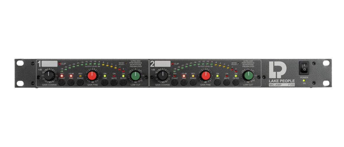 Lake People Mic-Amp F355 2-Channel Microphone Preamp