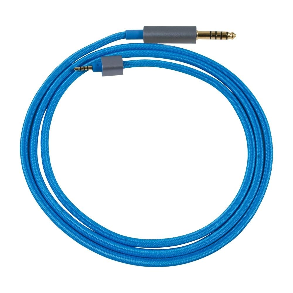 Dekoni Audio Ensemble Undersplit 4.4mm Balanced 52” with Blue Nylon Woven Jacket