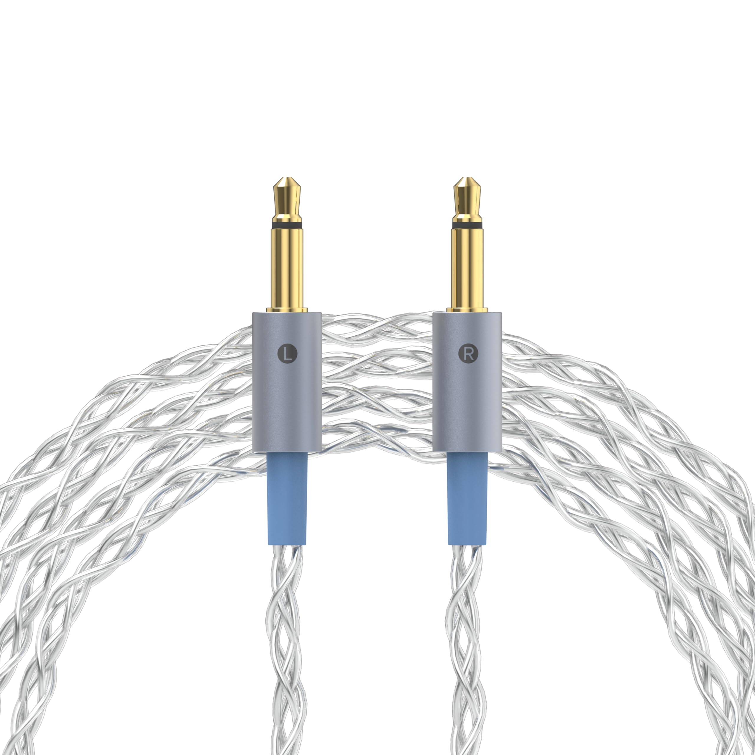 Dekoni Audio Ensemble 1/4 Braided Cable with 3.5mm Headphone Connectors (64)