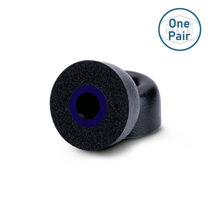 Dekoni Audio Premium Memory Foam Isolation Earphone Tips Black – Samsung Galaxy Buds2 Pro – 1 Pair, Large