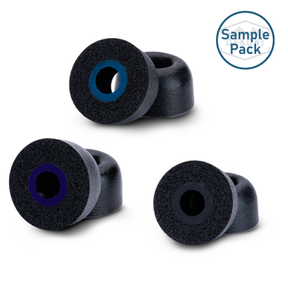 Dekoni Audio Premium Memory Foam Isolation Earphone Tips Black – Samsung Galaxy Buds2 Pro – Sample Pack