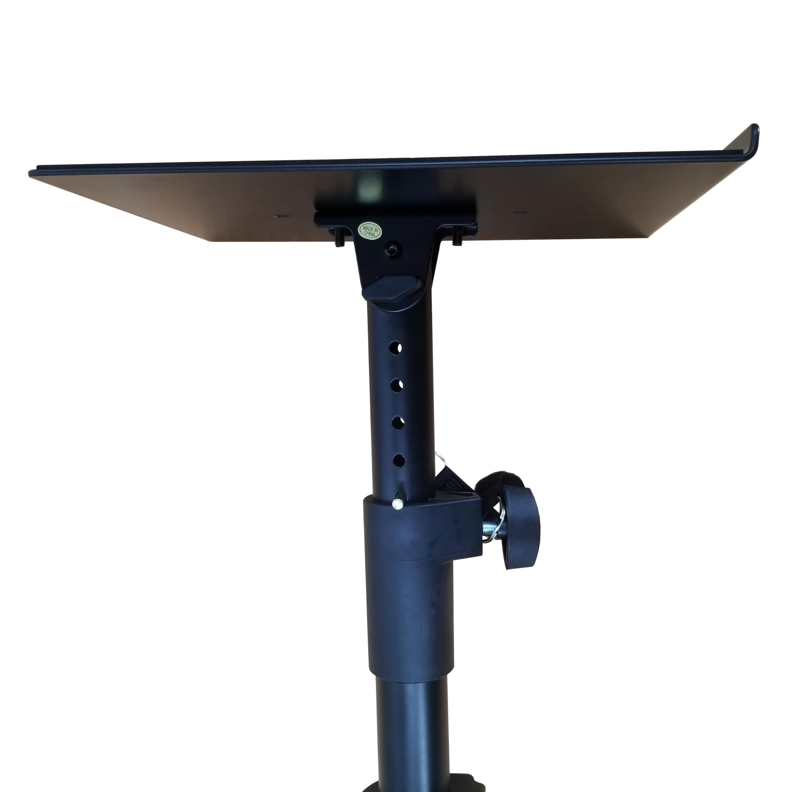 Sonic Fiber Desk Clamp Speaker Stand Pair, Adjustable Desktop Speaker Stand, Studio Monitor Speaker Stands