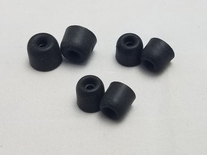 Dekoni Premium Memory Foam Isolation Earphone Tips black - 3mm, 3 pack S, M L