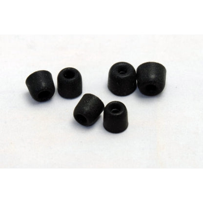 Dekoni Audio Moldable Foam Ear Tips Premium Memory Foam Isolation Earphone Tips - 4.9mm 3 Pack SM MED Lrg Sample Pack Black (EPZ-Mercury-PL)