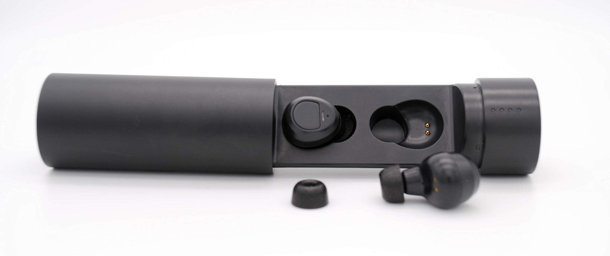 Dekoni Audio True Wireless Bulletz Moldable Memory Foam Isolation Wireless Earbud Tips, Black, Single Pair (Small)