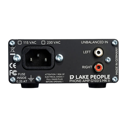 Lake People G103-S MKII 2-Channel Headphone Amp