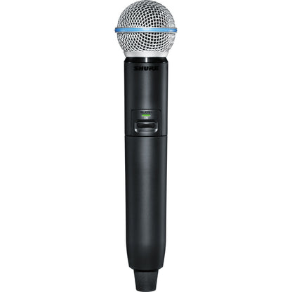 Shure GLXD24R+ Dual-Band Wireless Vocal Rack System with BETA 58A Microphone (Z3: 2.4, 5.8 GHz)