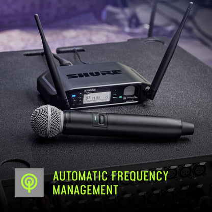 Shure GLXD4+-Z3 Digital Wireless Dual Band Tabletop Receiver (Z3: 2.4, 5.8 GHz)