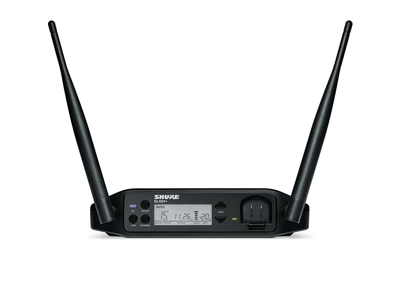 Shure GLXD4+-Z3 Digital Wireless Dual Band Tabletop Receiver (Z3: 2.4, 5.8 GHz)