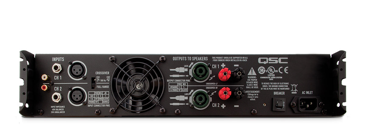 QSC GX5 Professional lightweight DJ - Club Power Amplifier Amp - Rack Mountable