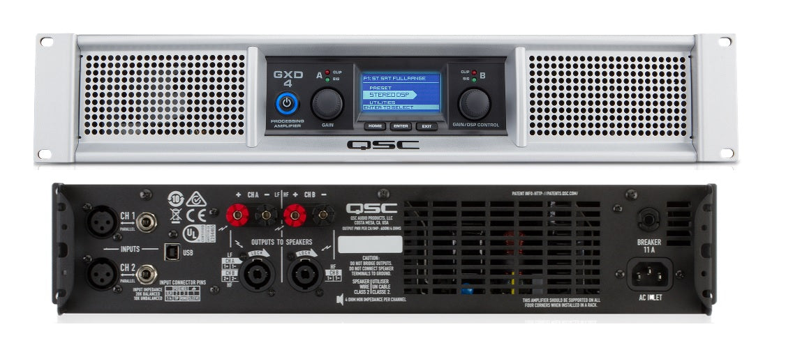 QSC GXD 4 Professional Power Amplifier