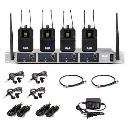 CAD GXLIEM4 Quad-Mix In-Ear Wireless Monitoring System