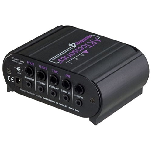 ART HeadAMP4 Eight High Output Low Noise Stereo Home Studio Headphone Amplifier