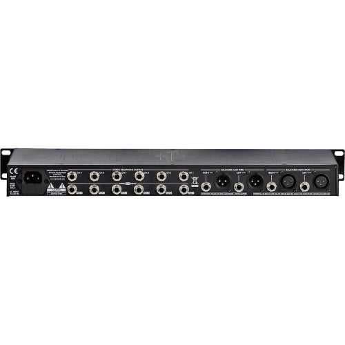 ART HeadAmp6PRO 6-Channel Rack Mount Stereo/Mono Headphone Amp w/EQ & AUX Outs