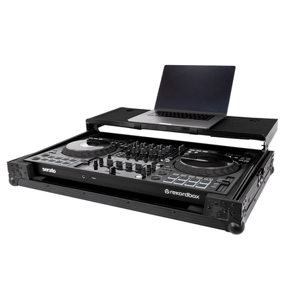 Headliner HL10012 Pitch Black Flight Case For DDJ-FLX10 W/ Labtop Platform