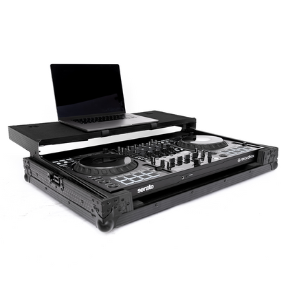 Headliner HL10012 Pitch Black Flight Case For DDJ-FLX10 W/ Labtop Platform
