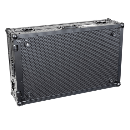 Headliner HL10016 Pitch Black Flight Case For Rane Four W/ Laptop Platform & Wheels