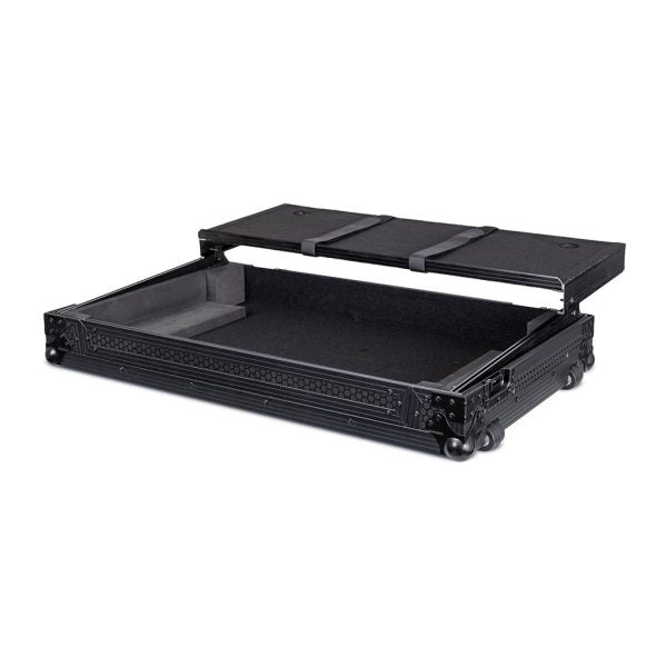Headliner HL10021 Pitch Black Flight Case for DDJ-REV7 w/ Laptop Platform & Wheels