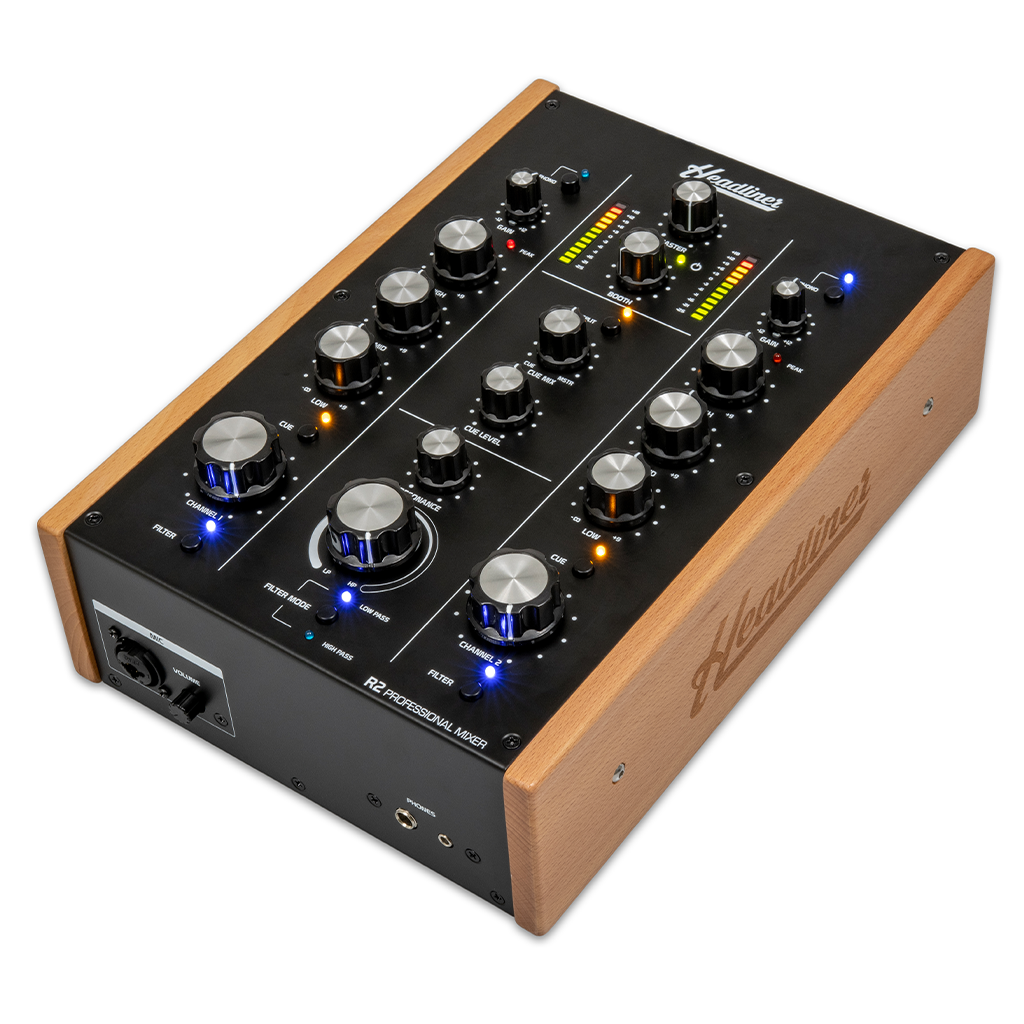 Headliner HL90100 R2 - 2 Channel Rotary DJ Mixer