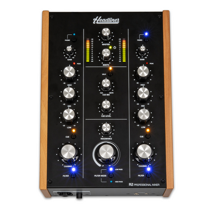 Headliner HL90100 R2 - 2 Channel Rotary DJ Mixer