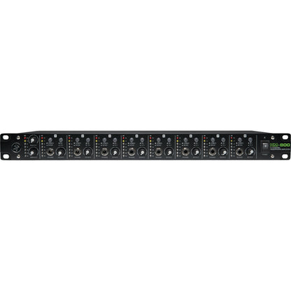 Mackie HM-800 8-Channel Rack Mountable 7 Segment LED Display Headphone Amplifier