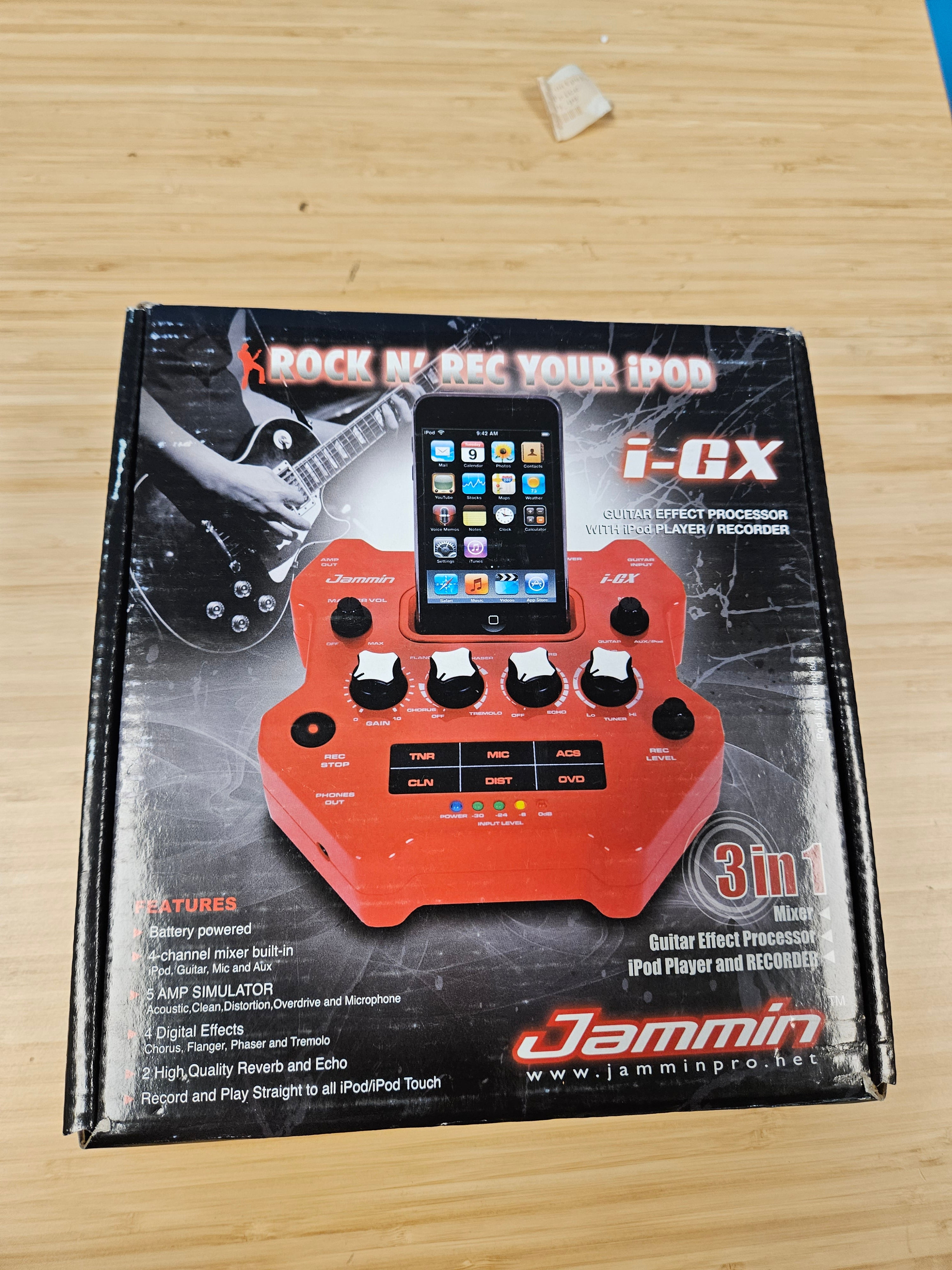 Jammin i-GX iPod Player & Recorder